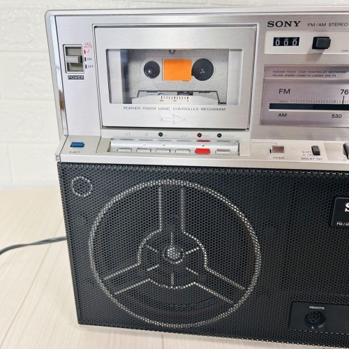 1 / 10 SONY ソニー CFS-F5 ラジカセ カセットデッキ ラジオ FM/AM