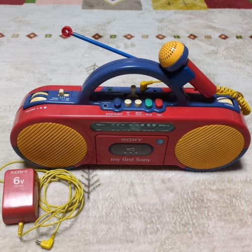 ラジカセ SONY CFS-2050 マイク付き my first sony