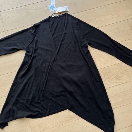 【新品】ユニクロ　UVカット　ストールカーディガン L