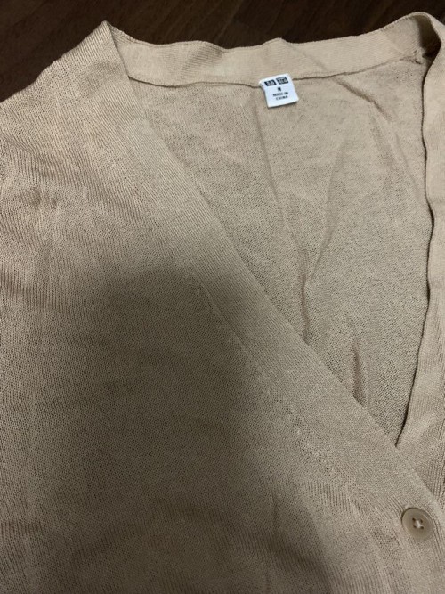 ユニクロ★UVカットカーディガンＭ★新品