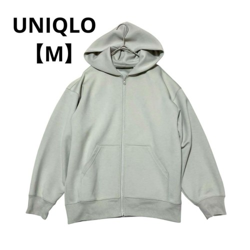 UNIQLO ドライスウェットリラックスパーカ【M】フード付 リラックス
