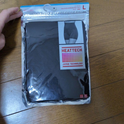 HEATTECH ブラック ウエストウォーマー Lサイズ