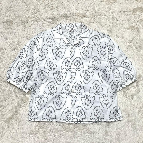 アイアムアイ　TABAKO GIRL open collar blouse