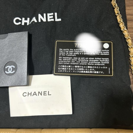 CHANEL チョコバー　ショルダーバッグ　ベージュ