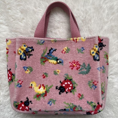 【美品】FEILER フェイラー ハイジ バッグイン　ミニトートバッグ