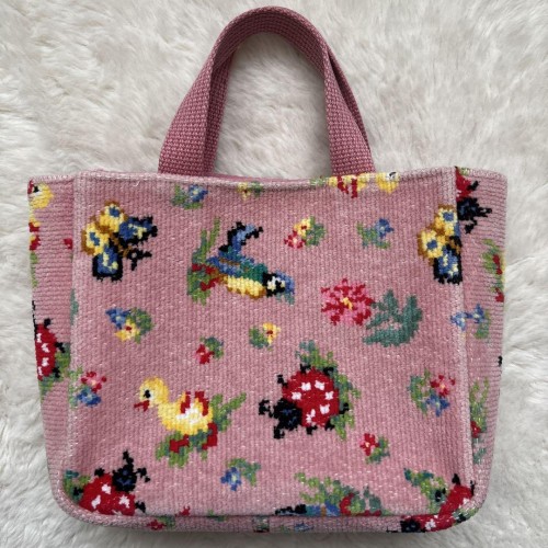 【美品】FEILER フェイラー ハイジ バッグイン　ミニトートバッグ