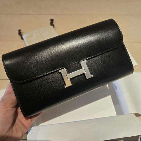 レア☆HERMES　コンスタンストゥーゴー　ボックスカーフ　黒