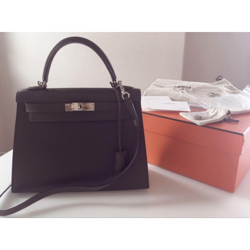 HERMES エルメス　ケリー　28 ダークブラウン 正規品