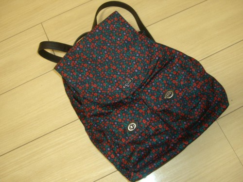 限定品★コーチ★小花柄軽量ナイロンリュック★