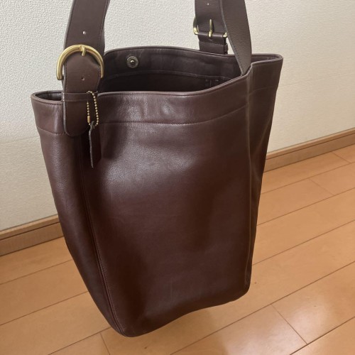 美品　コーチ　ブラウントートバッグ　大容量