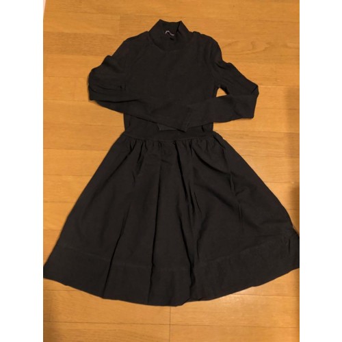 ZARA ブラック タートルネック ワンピース
