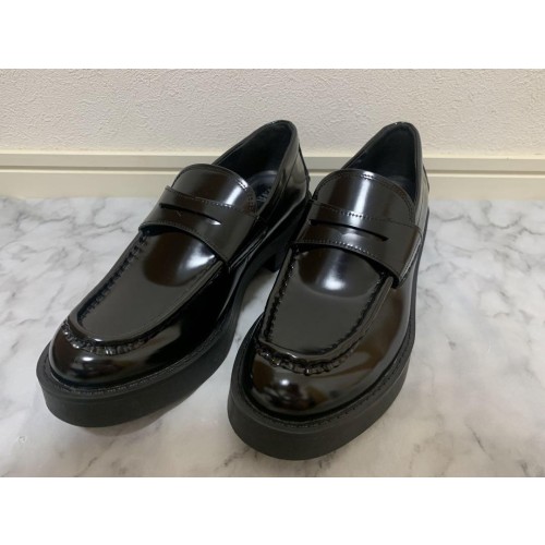 【美品】ZARA ザラ　コインローファー 39 厚底　黒　トラックソール