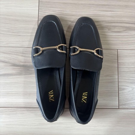 【新品未使用】ZARA ローファー 黒 35