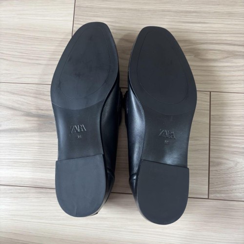【新品未使用】ZARA ローファー 黒 35
