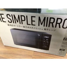 ★新品・未開封★山善　ミラー調電子レンジ　23L　PPRV-F230V-BK