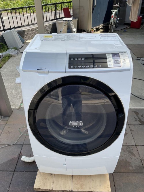 日立 ドラム式洗濯乾燥機【分解槽洗浄済み】ビッグドラムBD-SV110AL