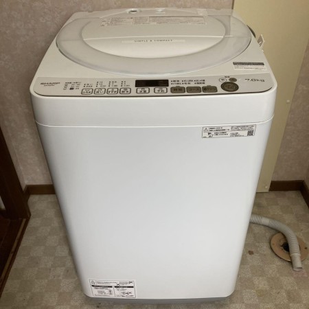 SHARP全自動電気洗濯機(白)