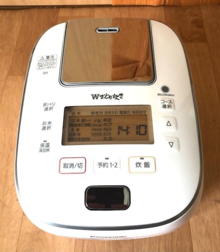 パナソニック 炊飯器 Wおどり炊き SR-PW108 2018年製