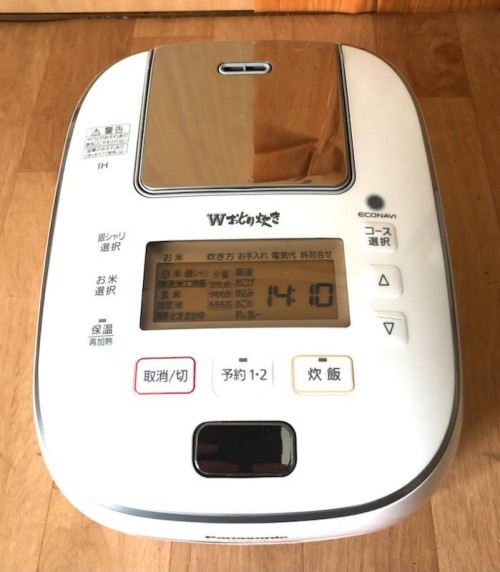 パナソニック 炊飯器 Wおどり炊き SR-PW108 2018年製
