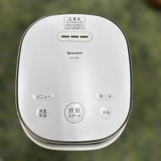 美品 SHARP KS-C5E4-Ｗ 炊飯器 3合炊
