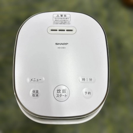 美品 SHARP KS-C5E4-Ｗ 炊飯器 3合炊