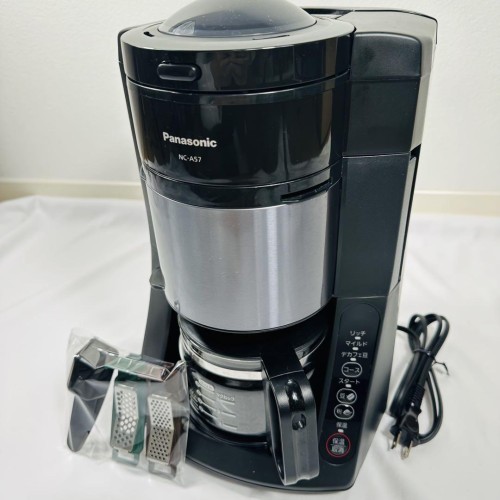 パナソニック コーヒーメーカー NC-A57 豆挽き 沸騰浄水