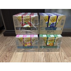 100フルーツセブン、100キャロットミックス、100アップル、100グレープ