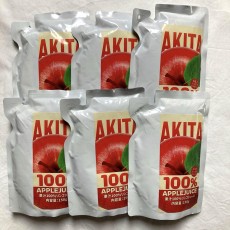 【特価】甘さスッキリリンゴジュース 6パックセット