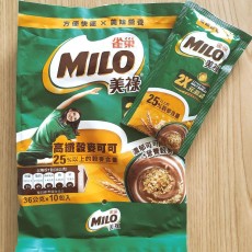 台湾　ミロ　MILO 高繊維オートミール入り 36g x 5袋