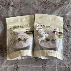 無印良品　チョコミント　ラテ