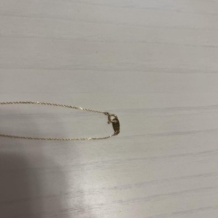 【ete】K10ゴールド ダイヤ付きチェーンブレスレット シンプル＆上品