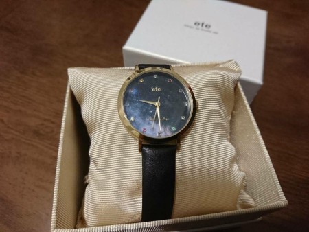 【稼働中】eteボーイフレンドウォッチ　バースデーストーン