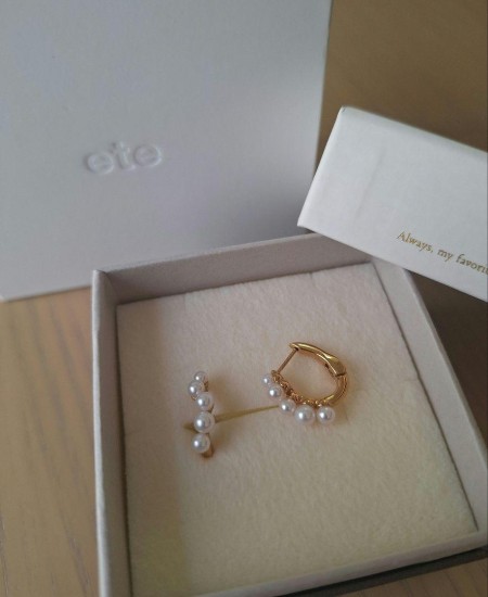eteパールハグピアス