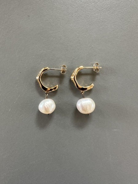 ete パール フープピアス