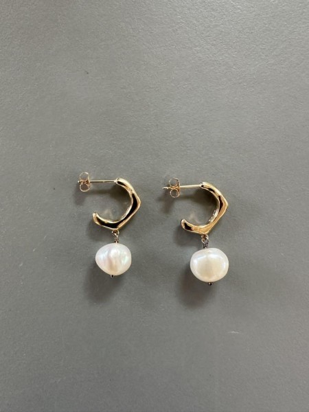 ete パール フープピアス