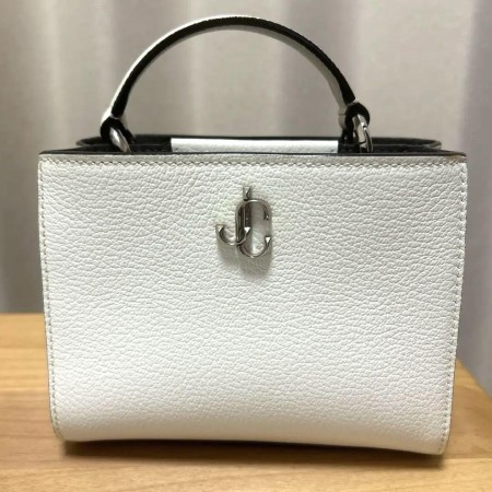 JIMMY CHOO ジミーチュウ ミニショルダーバッグ ホワイト
