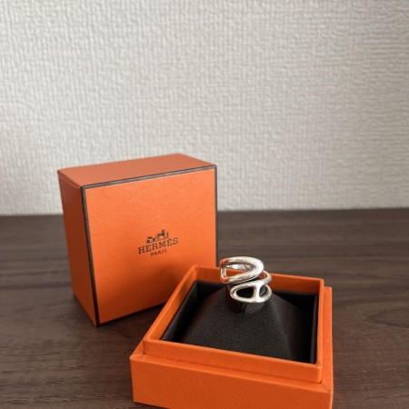 HERMES シルバー スネークリング 箱付き