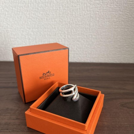 HERMES シルバー スネークリング 箱付き