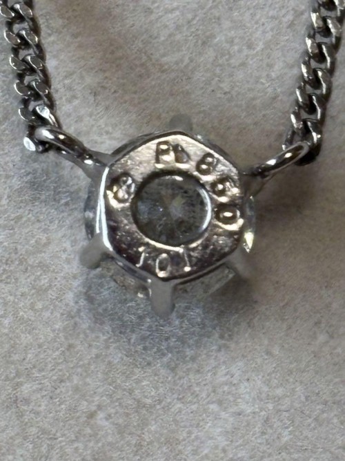 お値下げ❣️ジュエリーマキ　プラチナダイヤモンドネックレス　1.01ct
