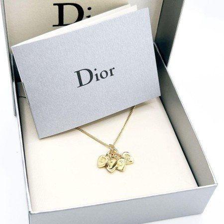2637-1 保存箱付き極美品✨　Dior　ネックレス　CD ロゴ　希少　刻印