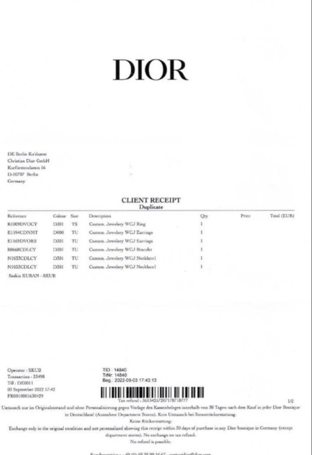 【確実正規品】Dior ネックレス パール　CD