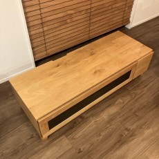 木製AVボード（テレビボード）_アルダー材_幅120cm_今村家具工芸