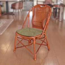リビングチェア ラタン 籐家具 南国スタイル エスニック 椅子 214-1356