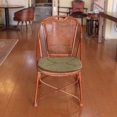 リビングチェア ラタン 籐家具 南国スタイル エスニック 椅子 214-1356