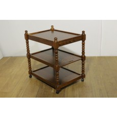 三越★３段ワゴン★木製家具★引き出し★トレー★
