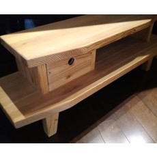 テレビ台（杉集成材、無塗装） ハンドメイド