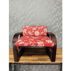 らくらく 椅子 ソファー ソファ 椅子 イス チェア JQフラワー 藤原家具