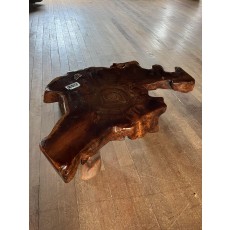 天然木 欅材の一枚板 テーブル 厚板削り出し 創作家具