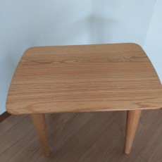 大塚家具　ダイニングテーブル　LAP RAP オーク無垢材　サイドテーブル　美品
