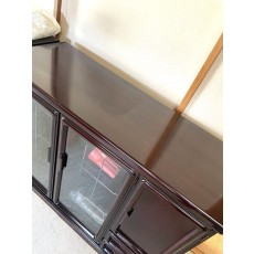 ①『TAKEDOMI』武富家具 高級 キャビネット 飾棚 飾り棚